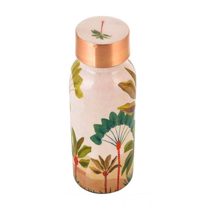 Dessert Printed Copper Bottle 500Ml (Multicolor)