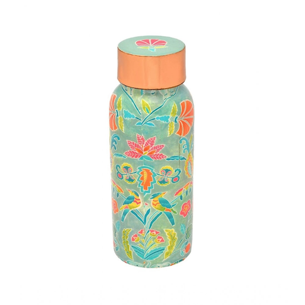 Copper Orio Printed Water Bottle 500 Ml (Green)