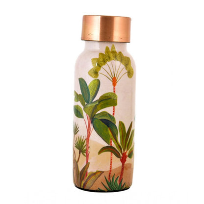 Dessert Printed Copper Bottle 500Ml (Multicolor)