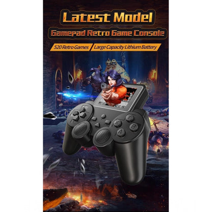 Plastic Handheld Gaming Console (Black)