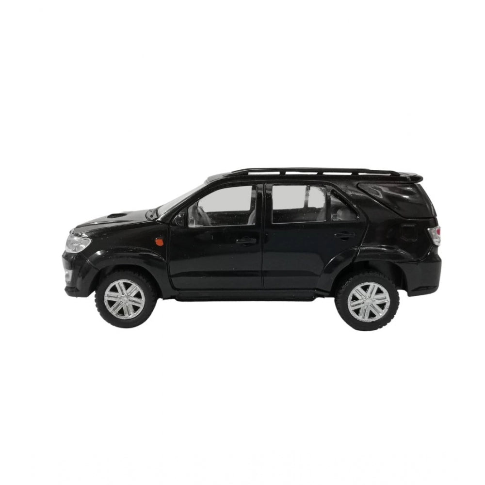 Plastic Pull Back Action Suv Fortuner (Black)