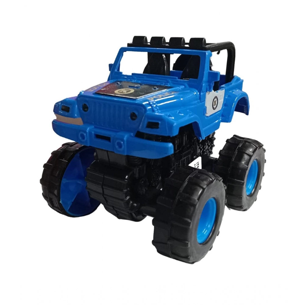 Plastic Powered Jumping Police Jeep Car (Assorted)