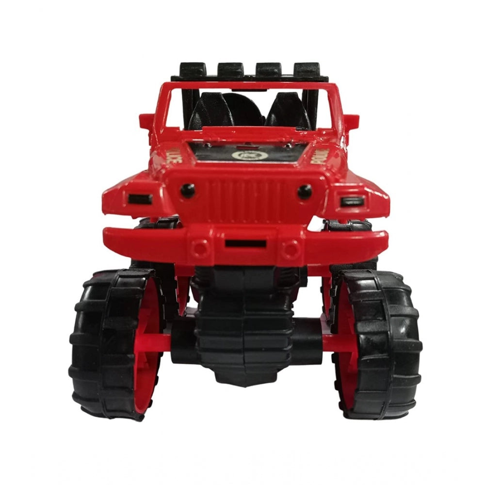 Plastic Powered Jumping Police Jeep Car (Assorted)