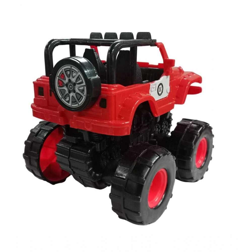 Plastic Powered Jumping Police Jeep Car (Assorted)