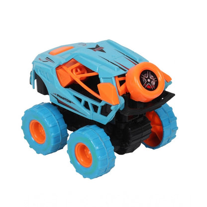 Plastic Friction Powered Monster Truck Push  Go Off Road Car (Assorted)