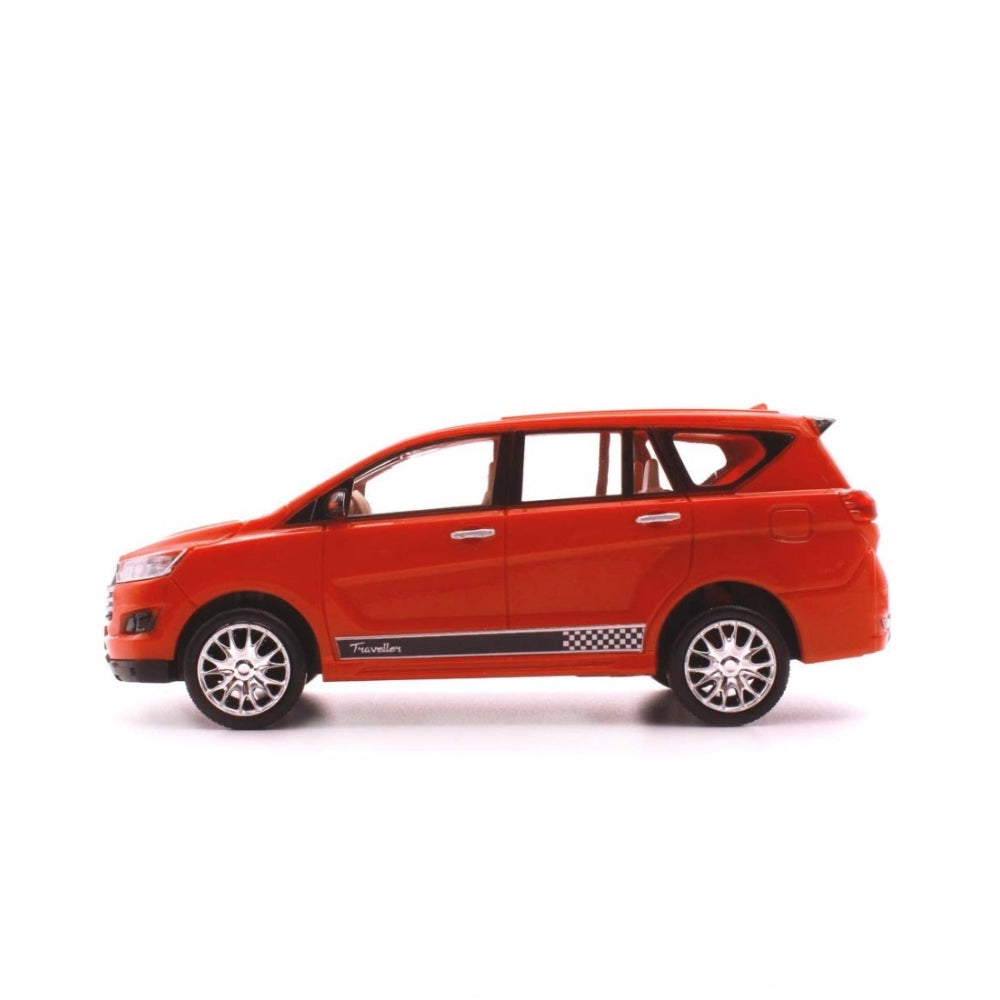 Plastic Innova Crysta Pull Back Car (Red)