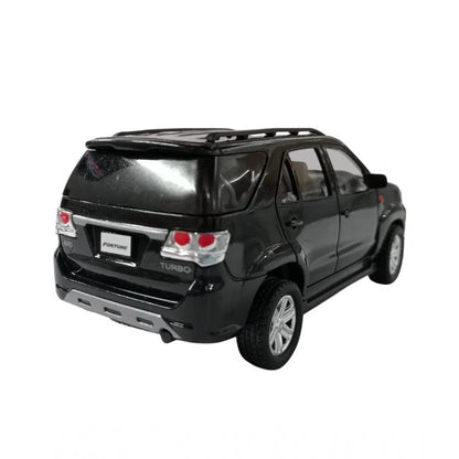 Plastic Pull Back Action Suv Fortuner (Black)