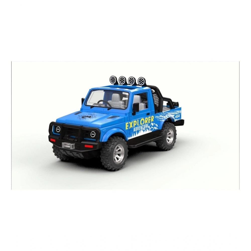 Plastic Maruti Gypsy Sports Die Cast Model Open Ranger Jeep (Assorted)