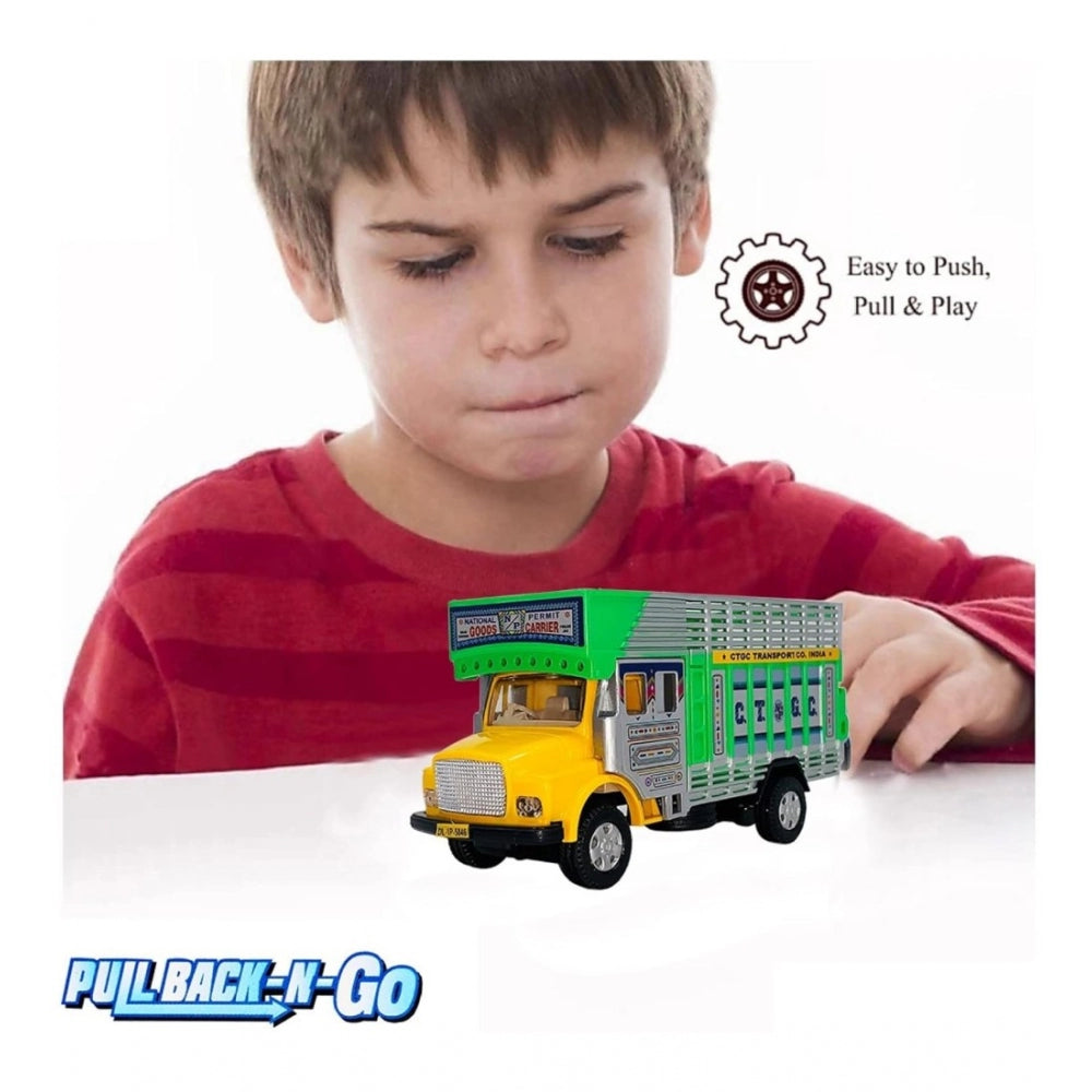 Plastic Public Resque Truck (Green &amp; Yellow)