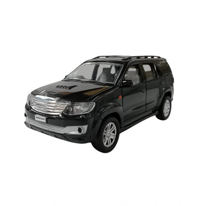 Plastic Pull Back Action Suv Fortuner (Black)