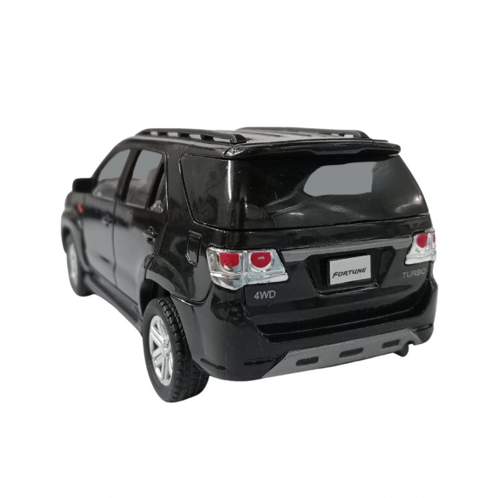 Plastic Pull Back Action Suv Fortuner (Black)