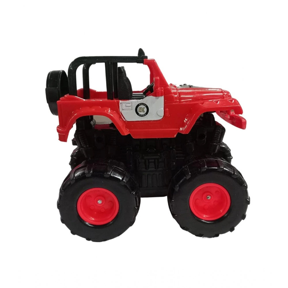 Plastic Powered Jumping Police Jeep Car (Assorted)