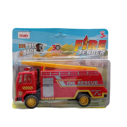 Plastic Fire Tender Truck  (Red)