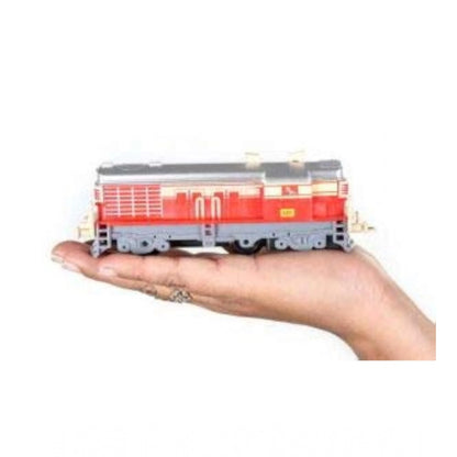 Plastic Passenger Train Coaches With Railway Track (Multicolor)