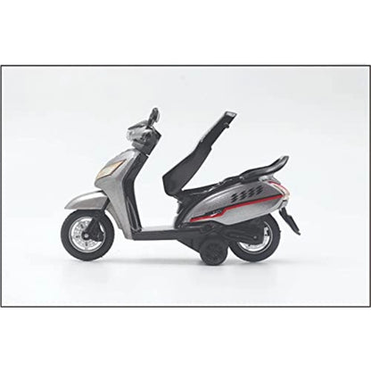 Plastic Pullback Activa Scooter (White)