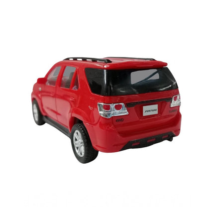 Plastic Pull Back Action Suv Fortuner (Red)