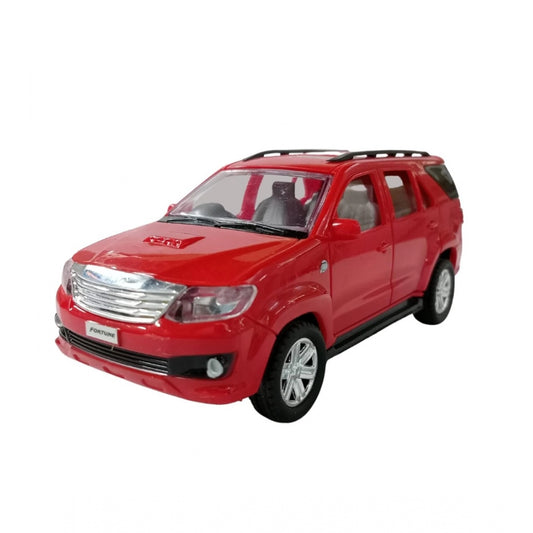 Plastic Pull Back Action Suv Fortuner (Red)