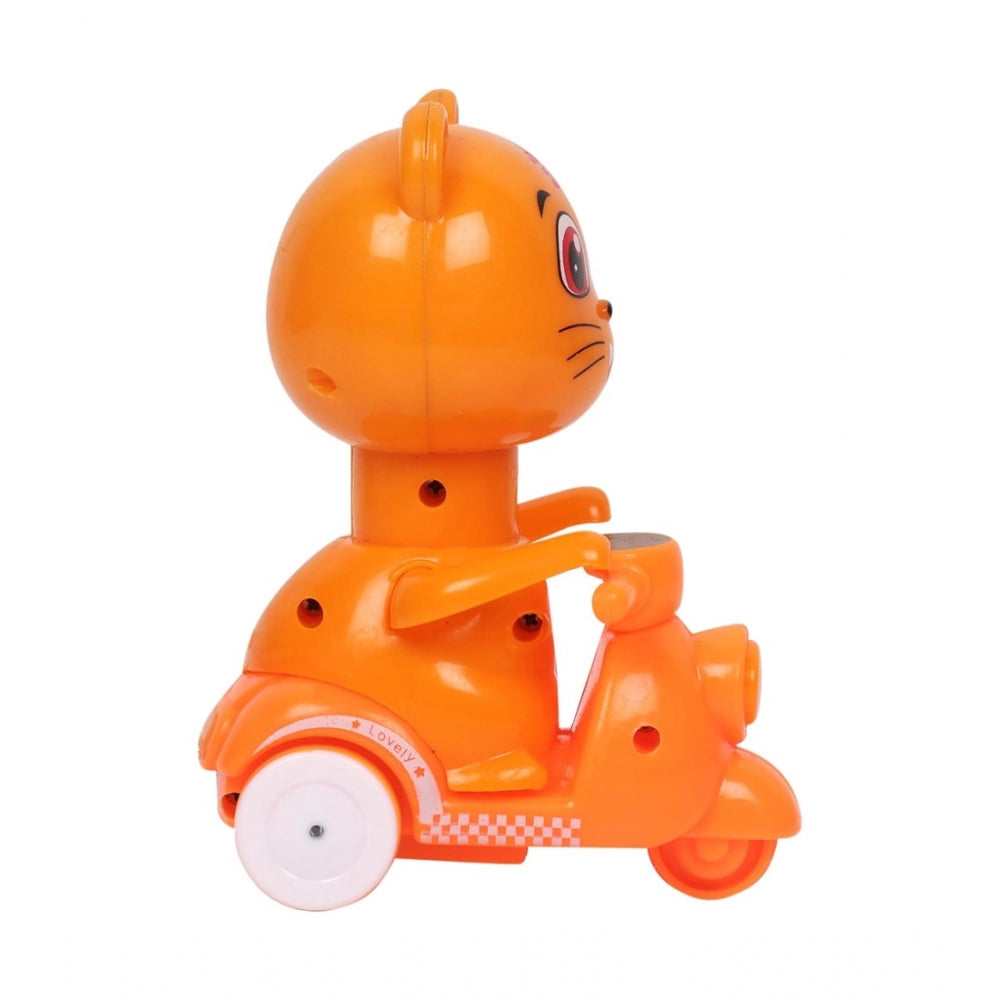 Plastic Kitty Push And Go Friction Toy For Kids (Assorted)