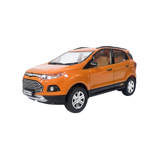 Plastic Pull Back Action Spotz Echo Suv Model Car (Orange)