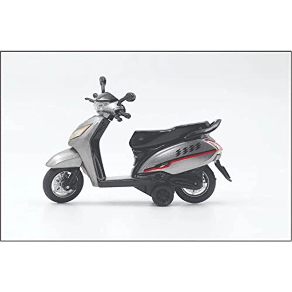 Plastic Pullback Activa Scooter (White)