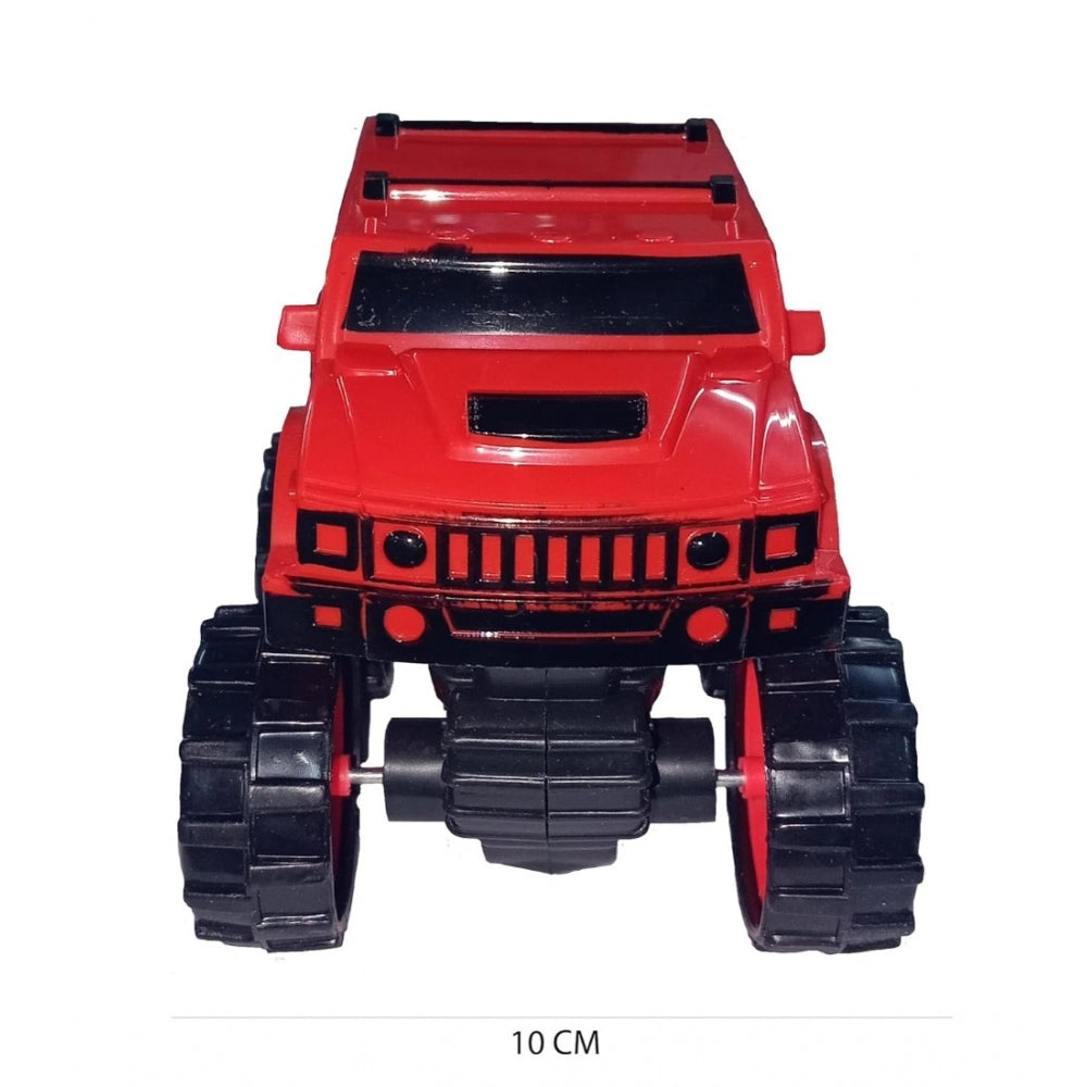 Plastic Powered Jumping Car (Red)