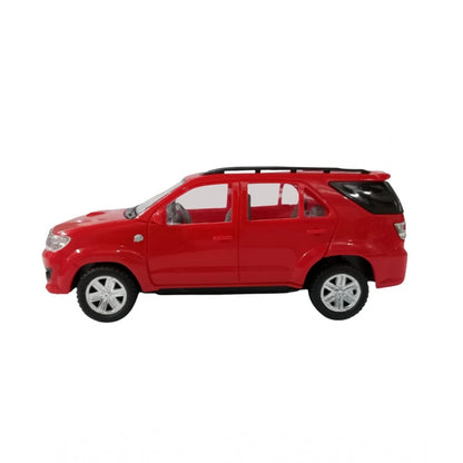 Plastic Pull Back Action Suv Fortuner (Red)