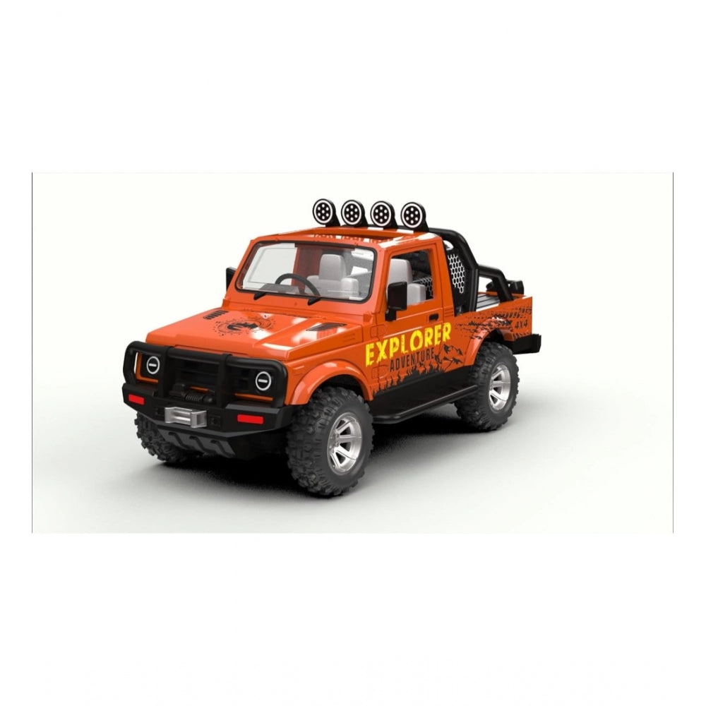 Plastic Maruti Gypsy Sports Die Cast Model Open Ranger Jeep (Assorted)