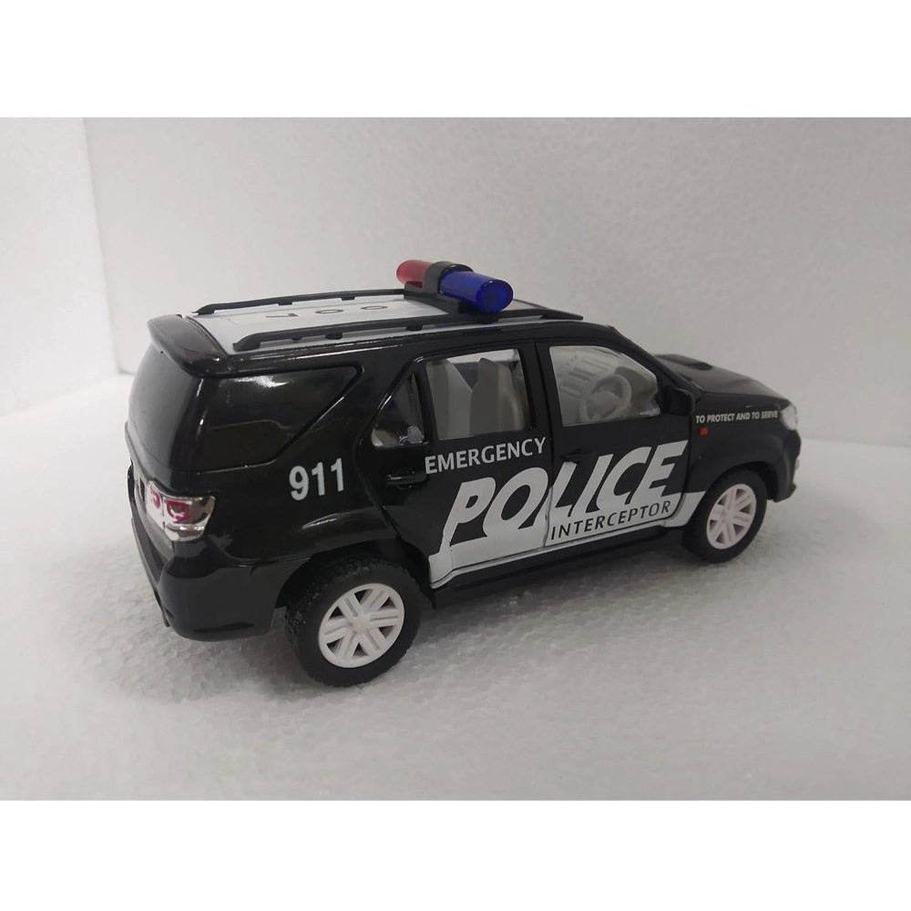 Plastic Police Interceptor Car (Black)