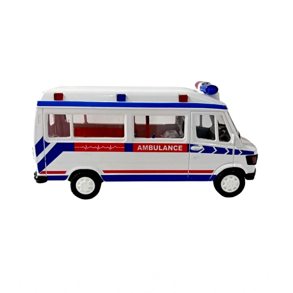 Plastic Ambulance Emergency Medical Technicians Bus Suv Car (White)