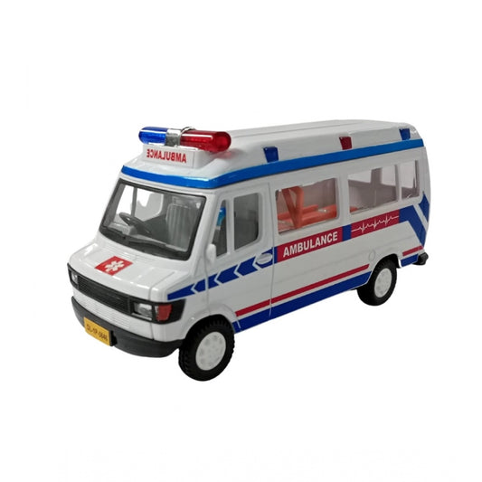 Plastic Ambulance Emergency Medical Technicians Bus Suv Car (White)