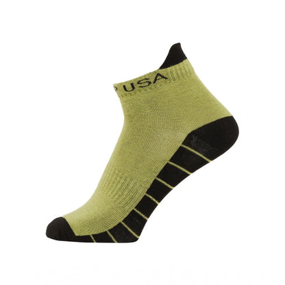 Men's Printed Cotton Spandex Ankle Length Socks (Assorted)