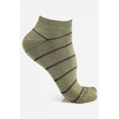 Men's Printed Cotton Spandex Ankle Length Socks (Assorted)