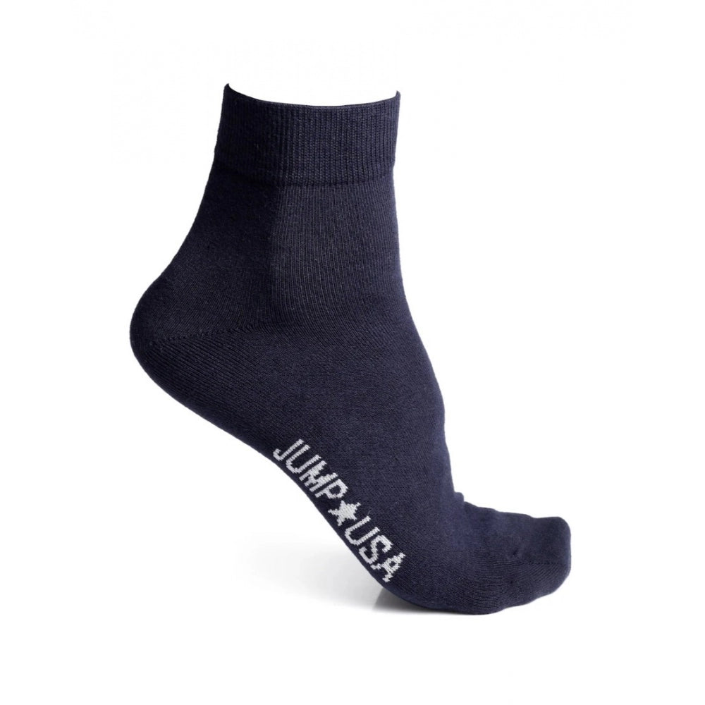 Men's Printed Cotton Spandex Ankle Length Socks (Assorted)