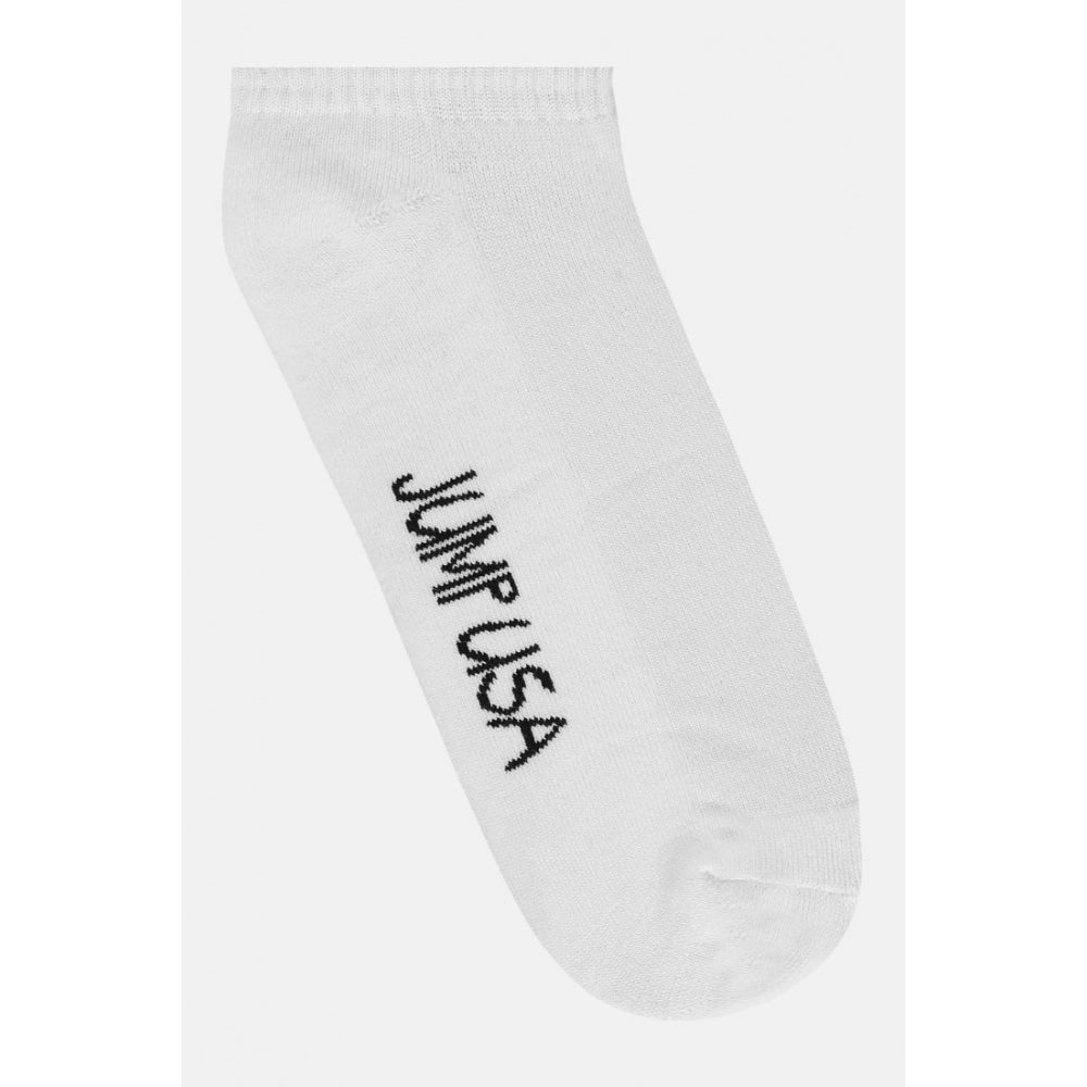 Men's Printed Cotton Spandex Ankle Length Socks (Assorted)