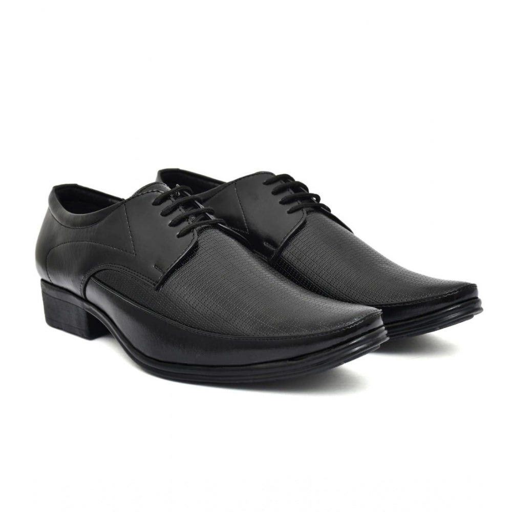 Generic Men's Faux Leather Formal Shoes (Black)