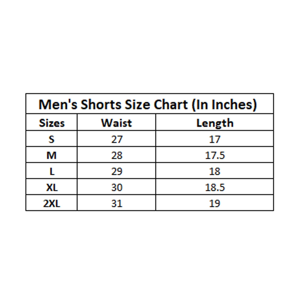 Men's Solid Polyester Knee Length Shorts (Black)