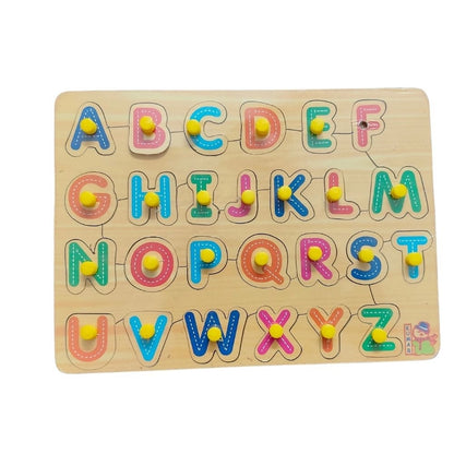 Alphapet Wooden Puzzle |   Wooden  |   Educational Toys| 3+ Years