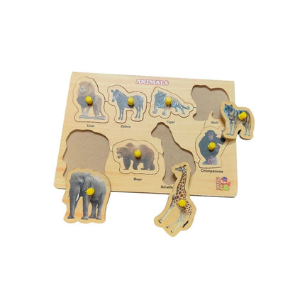 Animal Wooden Puzzle |   Wooden  |   Educational Toys| 3+ Years