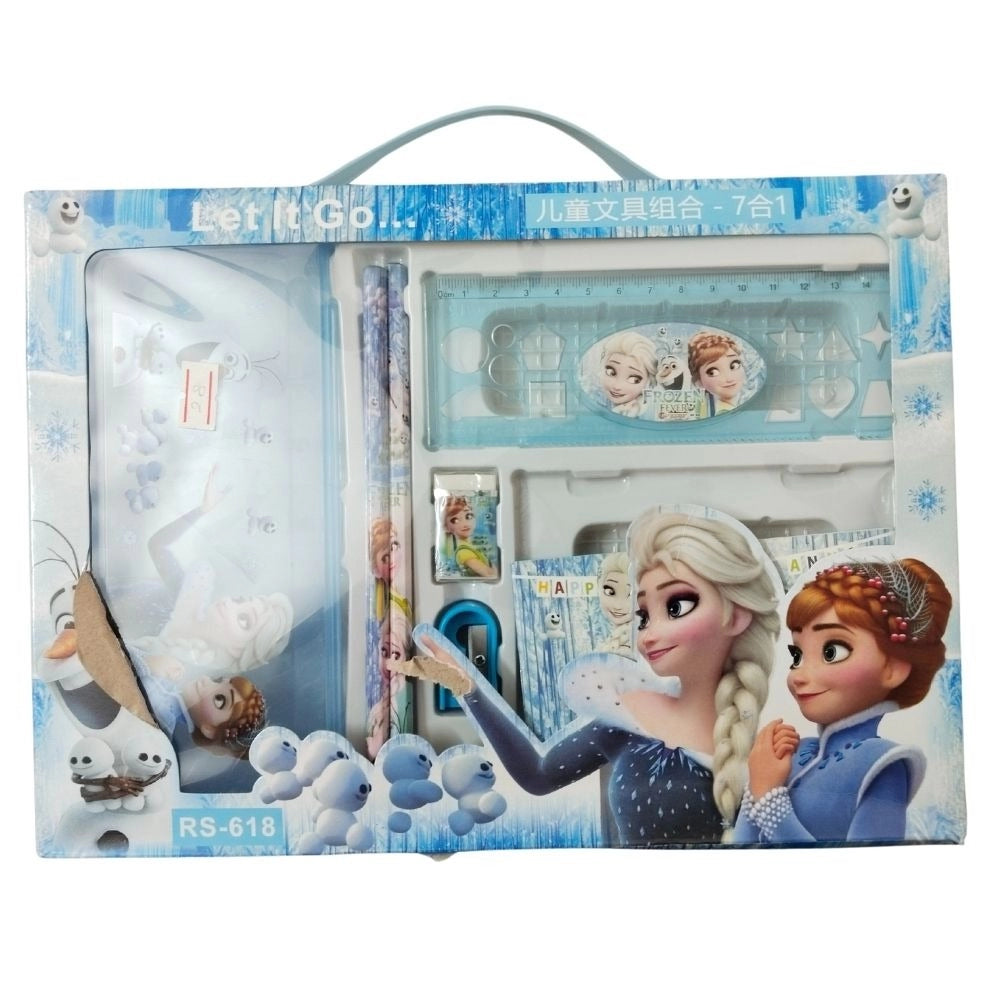 Frozen Princess - Stationery Kit |   Plastic  |   Stationery | 3+ Years