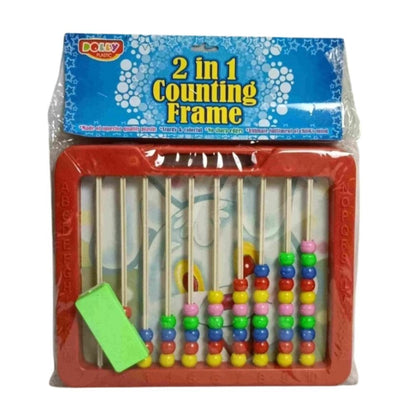 2 in 1 Counting Frame | Plastic | Educational Toys | 3+ Years