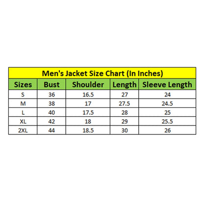 Men's Solid Lycra Blend Full Sleeve Casual Jacket (Navy-Blue)