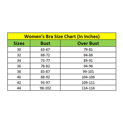 Women's Cotton Solid Sports Bra (Multi)