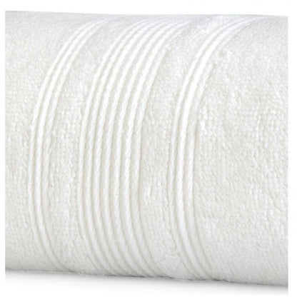 Cotton Striped Bath Towels (Off-white, Size: 35x71 In)