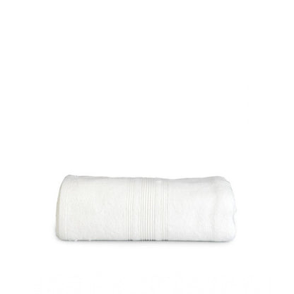 Cotton Striped Bath Towels (Off-white, Size: 35x71 In)