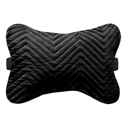 Pack Of_4 Polyester zig zag Car Pillow Sets (Black, Size: 12x12 In)