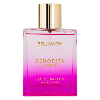 BellaVita SENORITA Woman EDP – Long-Lasting Floral & Fruity Women's Premium Perfume, 100ML