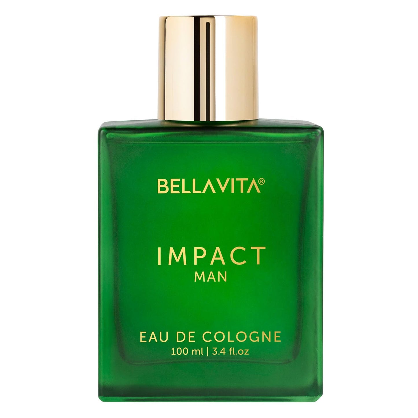 Bella Vita Luxury IMPACT MAN Eau De Cologne Perfume with Mandarin Orange, Patchouli, Cedar | Woody, Citrusy Long Lasting EDC Fragrance Scent for Men 100Ml