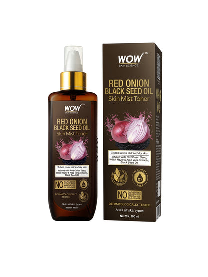 WOW Skin Science Red Onion & Black Seed Oil Skin Mist Toner 100 ml