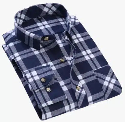 Exclusive Long Sleeves Shirt for Men (Navy Blue, XXL) (JME-20)