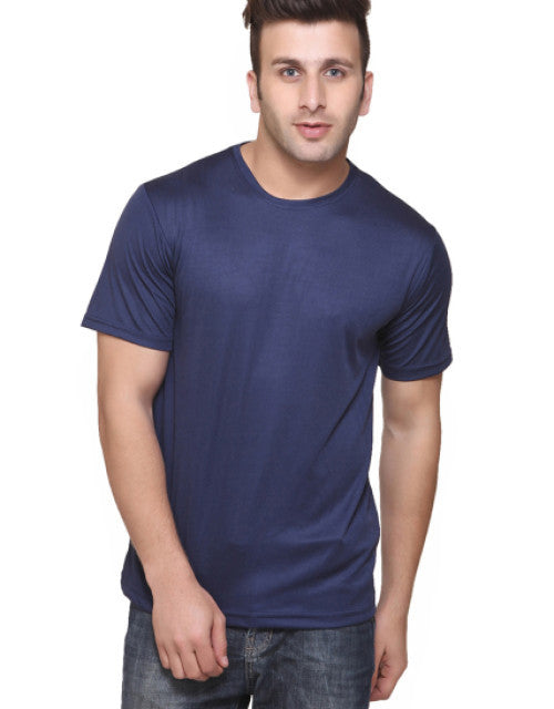 NAVYBLUE ROUND NECK DRI-FIT TSHIRT